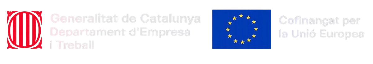 Cofinançat per la Generalitat de Catalunya, Departament d'Empresa i Treball, i per la Unió Europea